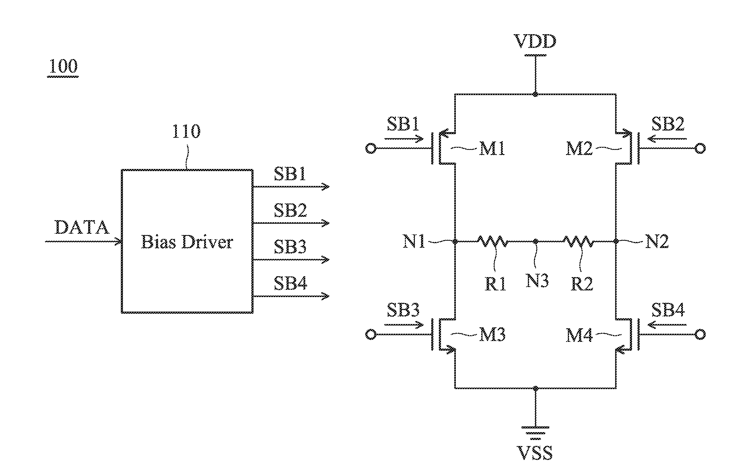 Low voltage differential signaling (LVDS) driving circuit