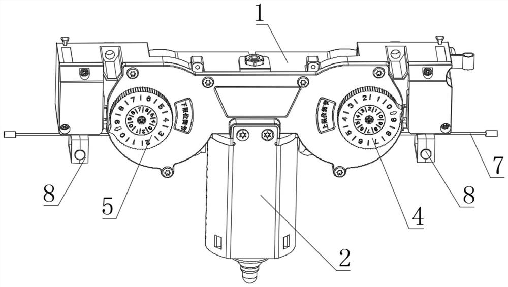 Lifting control device for electric clothes hanger
