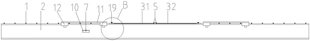 Operation platform for drilling pile movable construction