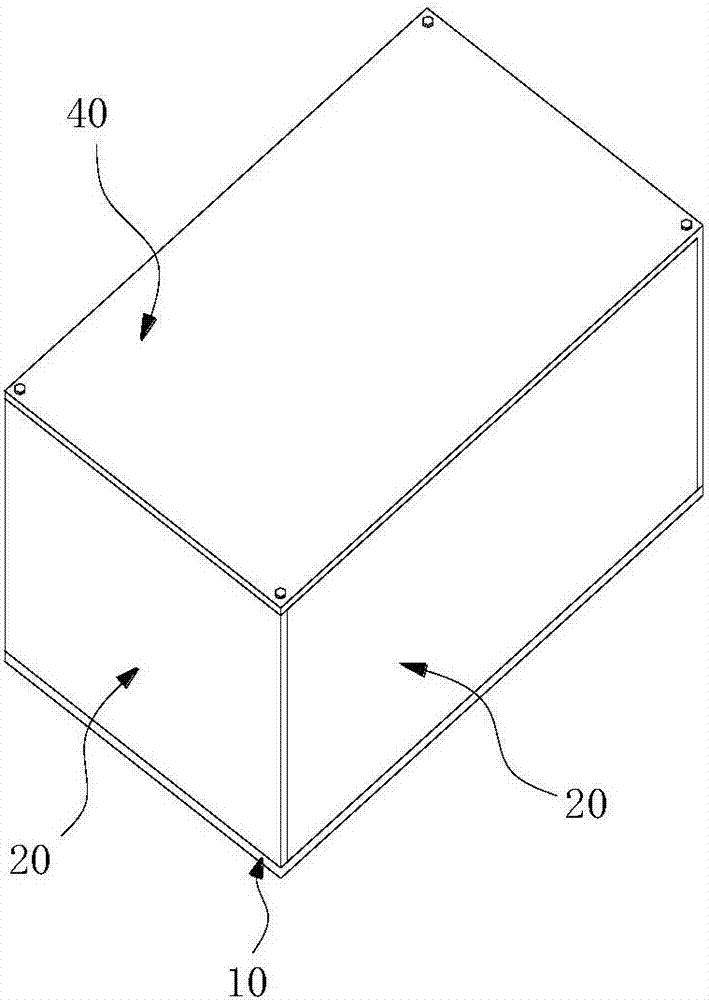 Novel packaging boxboard and packaging box