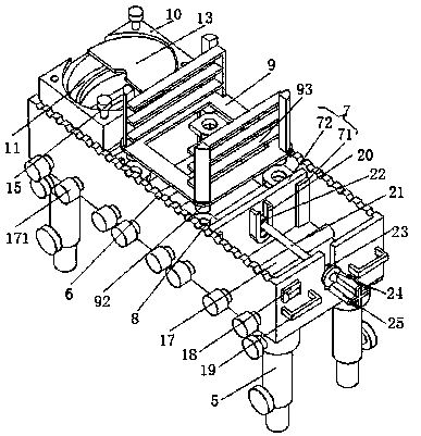 A food processing device with freely selectable and replaceable grills