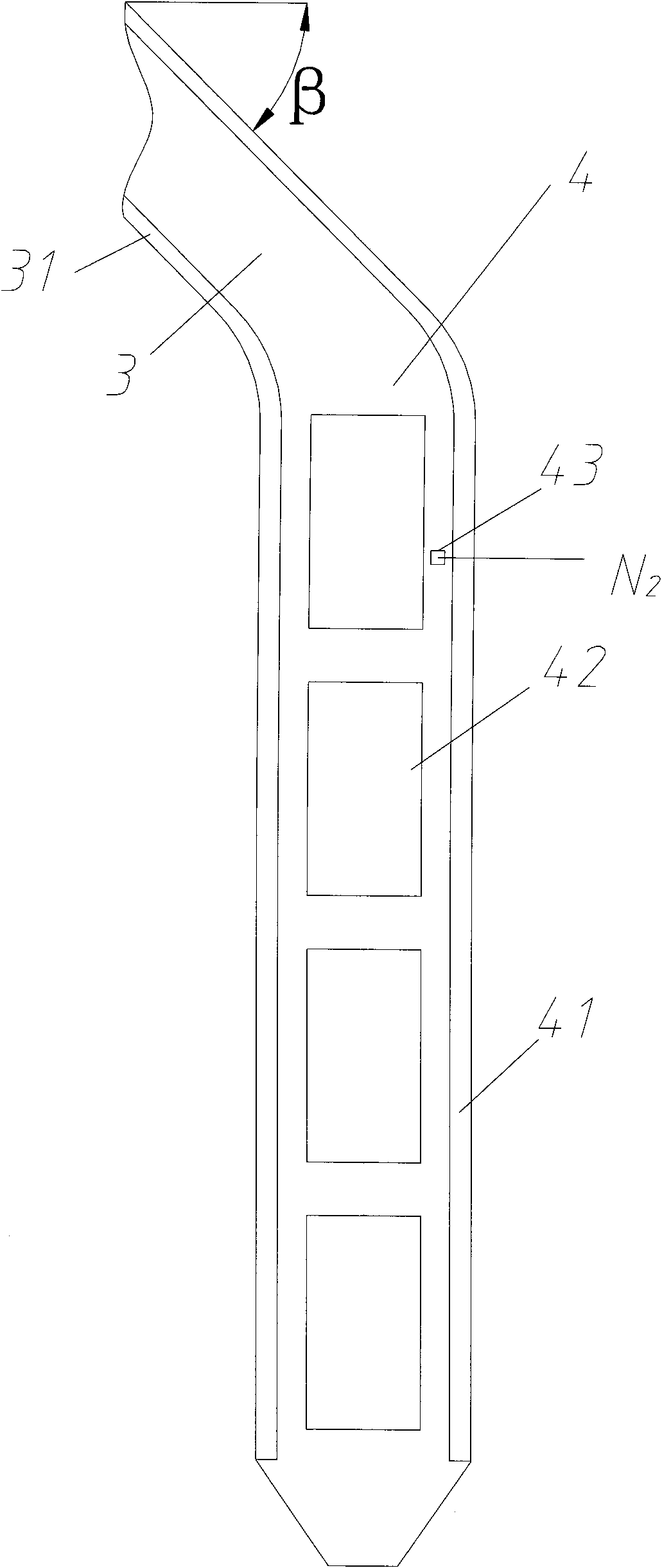 High-temperature synthesis gas sensible heat recovery device