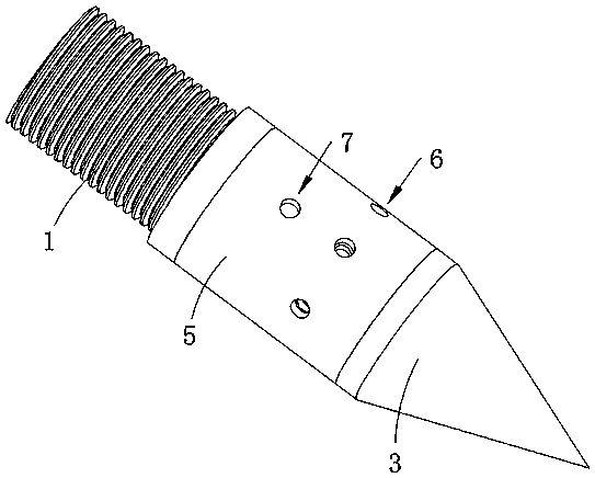 High-pressure rotary jet grouting drill bit