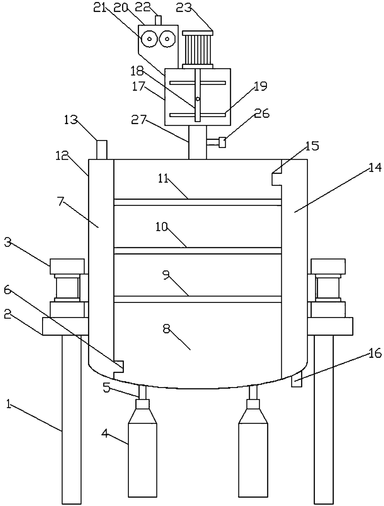 High-quality powder recovery device