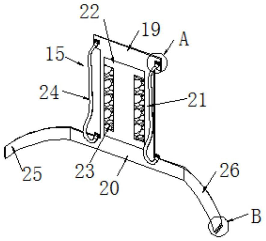 Corrective device for treating hunchback