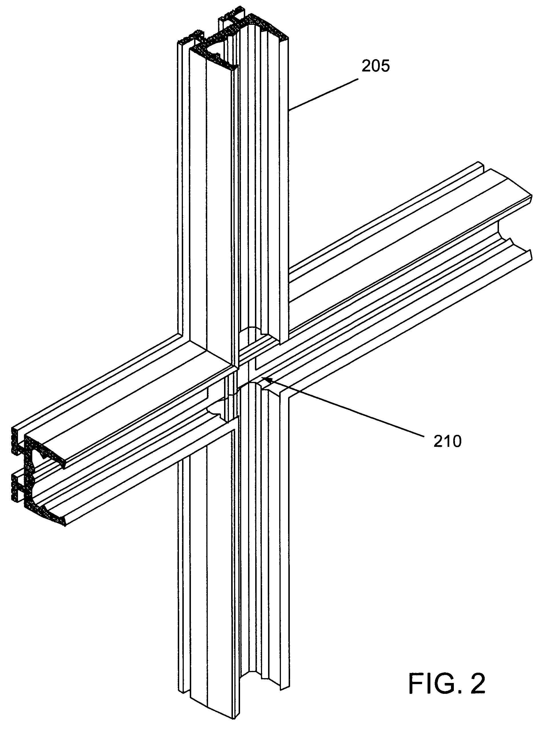 ACM panel retaining clip and self-adjusting coplanar panel mounting system