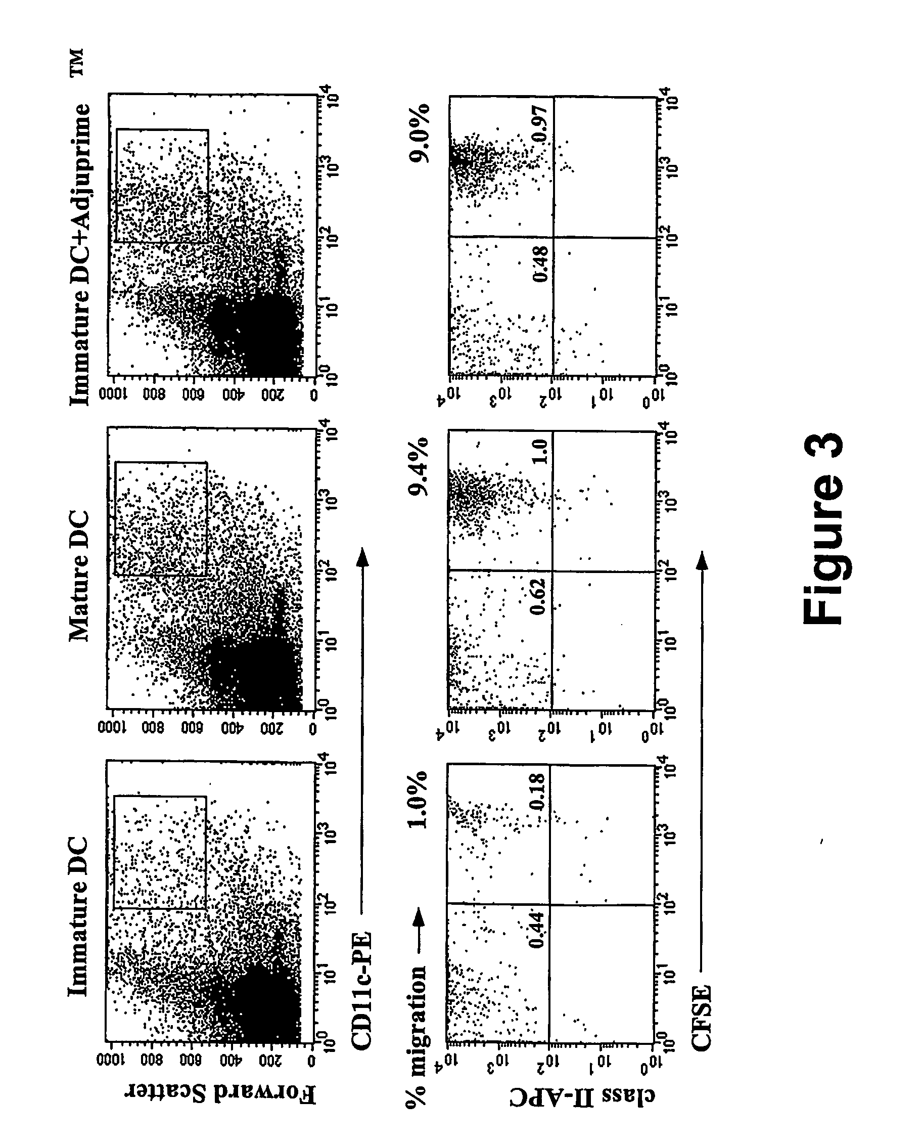 In situ maturation of dendritic cells