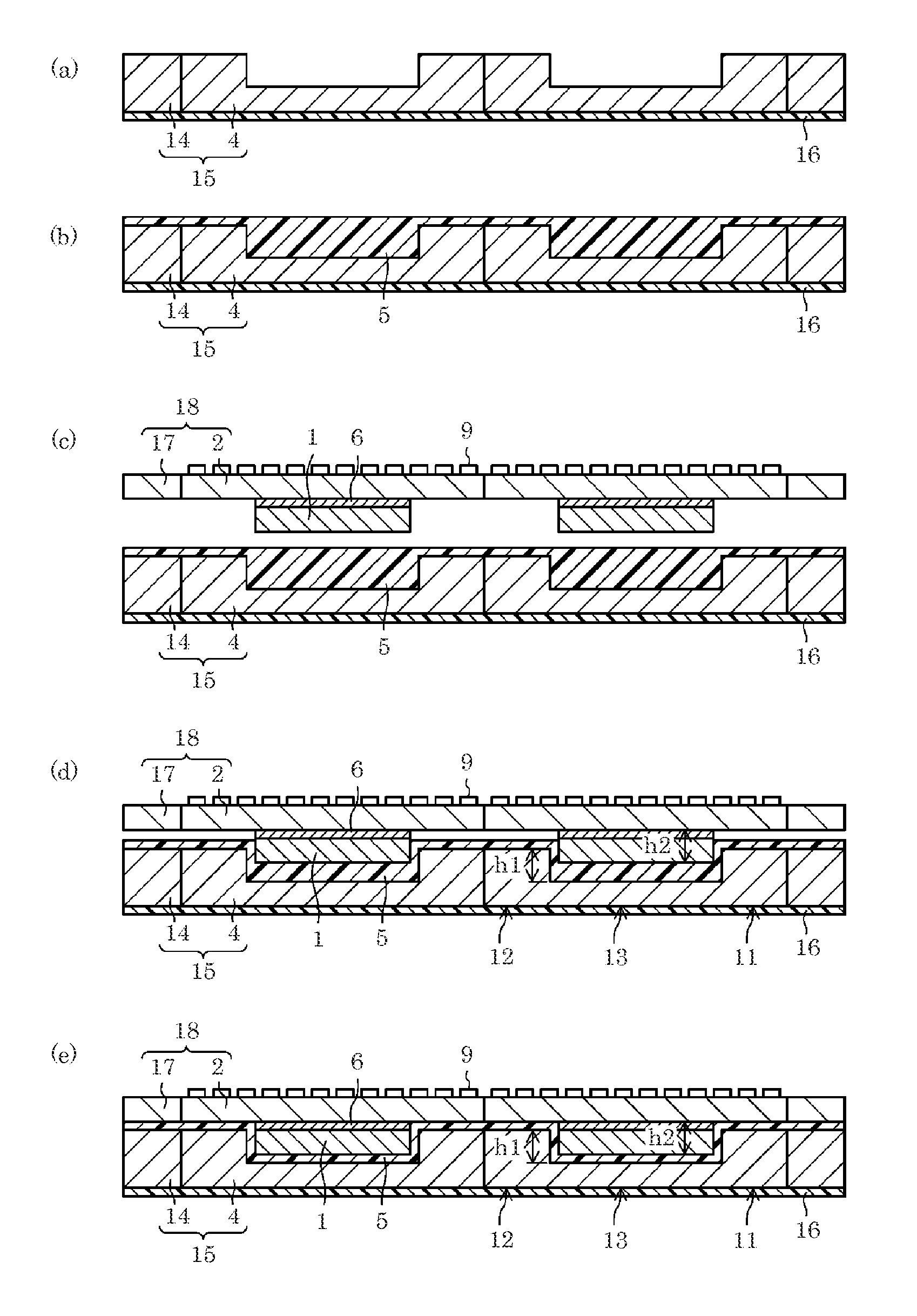 Semiconductor apparatus including a heat dissipating member