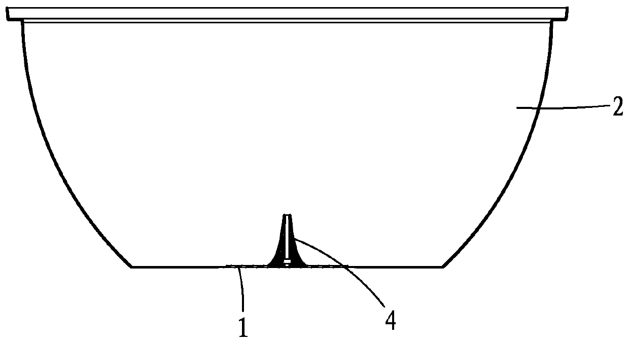 Lamp capable of eliminating light distribution defects of multiple COB light sources and reflecting cup and method thereof