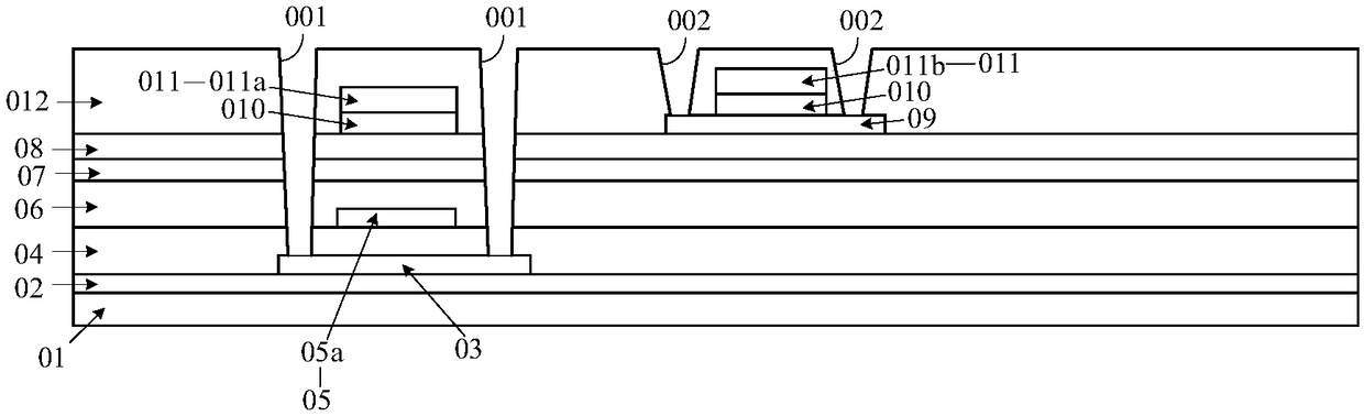 Manufacturing method of array substrate, array substrate and display panel