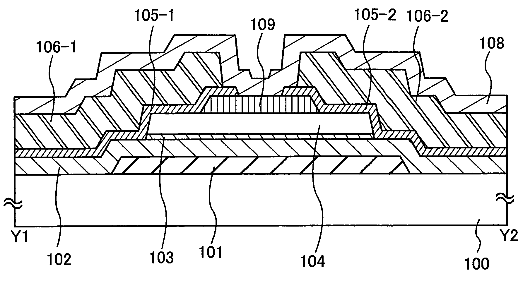 Thin film transistor having microcrystalline semiconductor layer and amorphous semiconductor layer