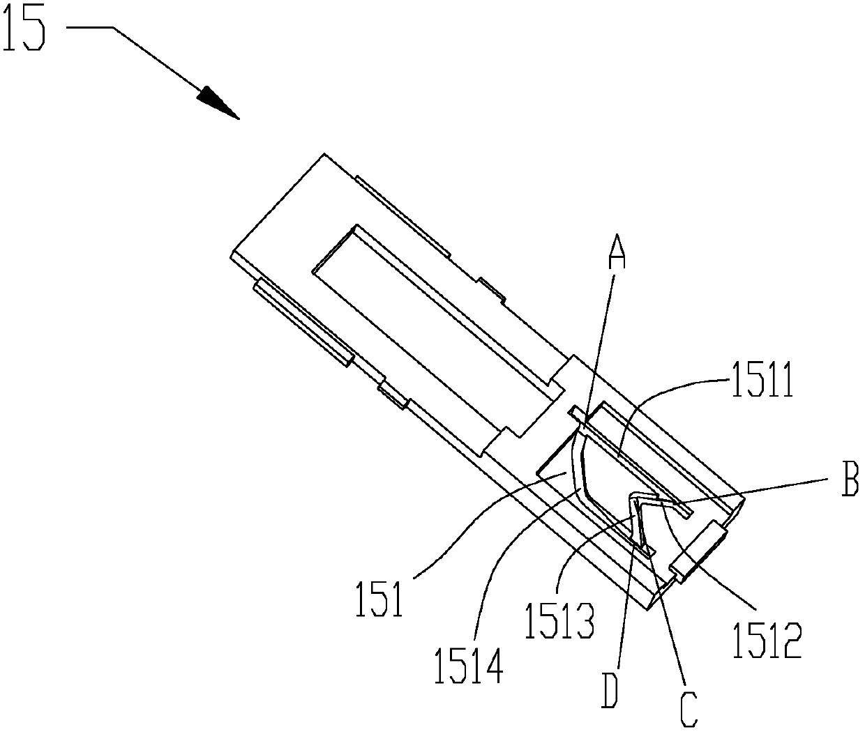 Hook mechanism assembly, waterproof telescopic antenna mechanism and electronic device