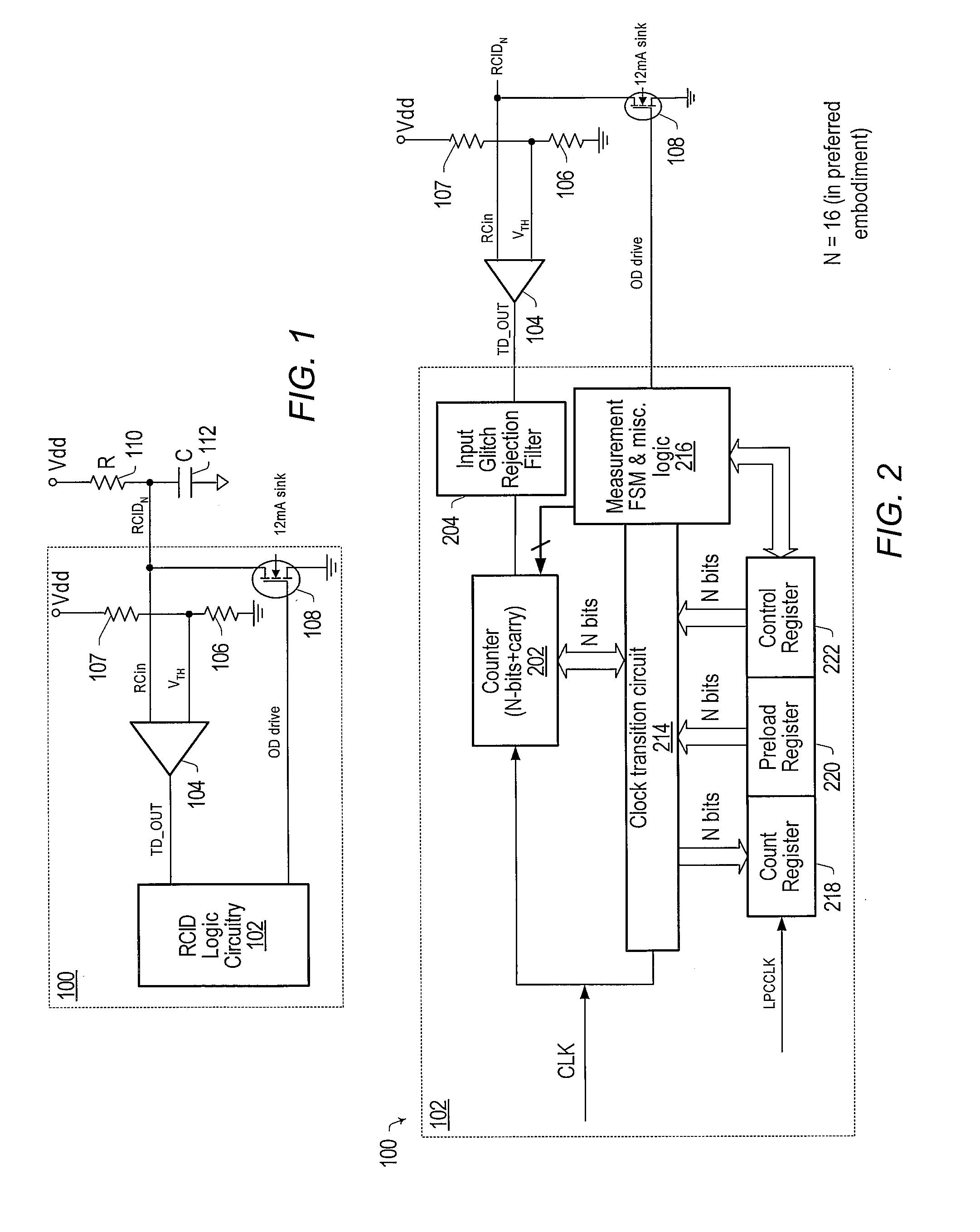 Resistor/Capacitor Based Identification Detection