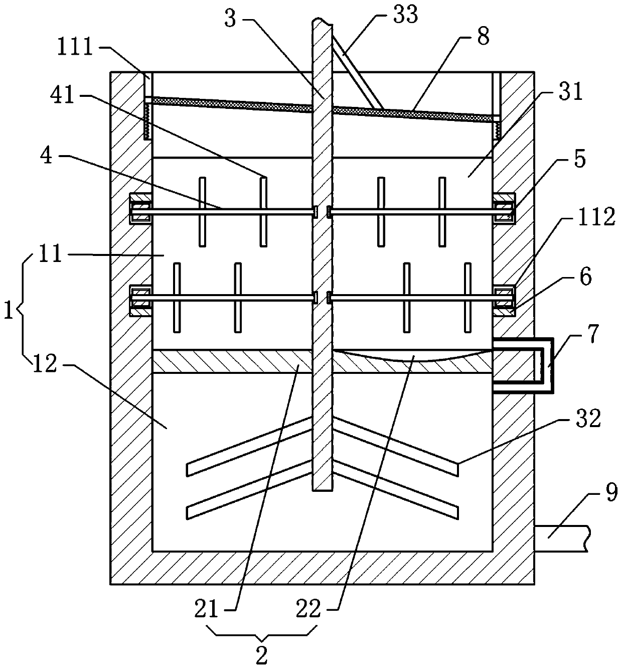 Gypsum preparation device for orthopedic treatment