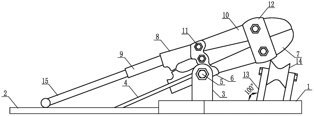 Auxiliary device for installation of steel strand cable