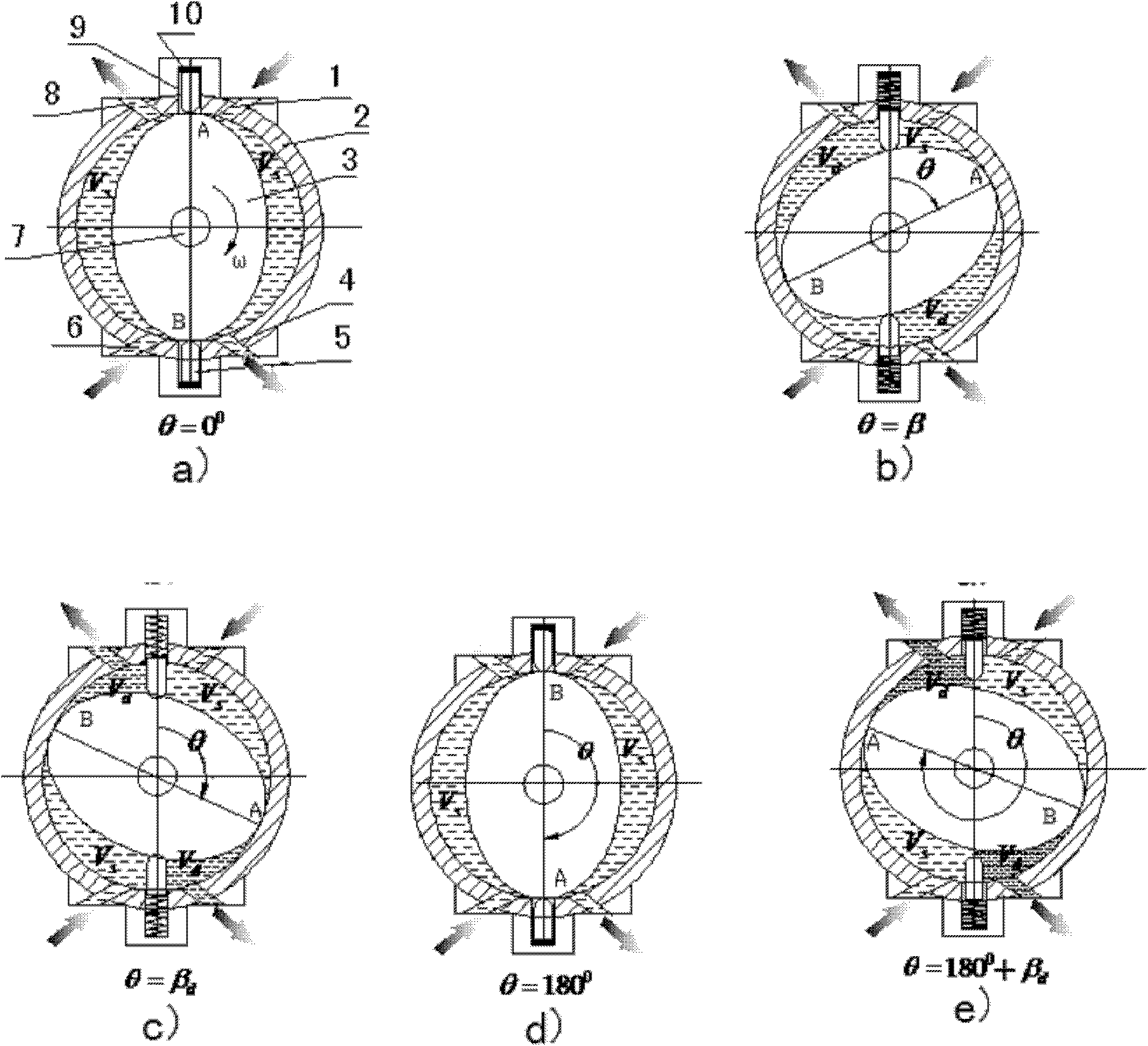 Single-cylinder dual-function rotary-type compressor