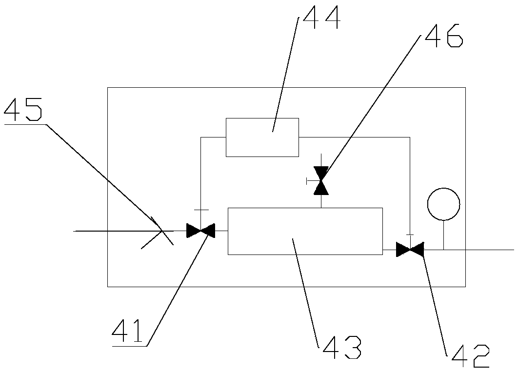 Automatic drainage system of air compressor