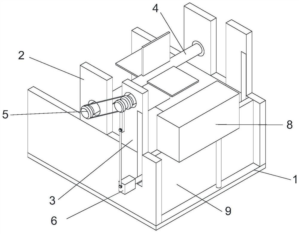 A device for clearing floating objects in a canal