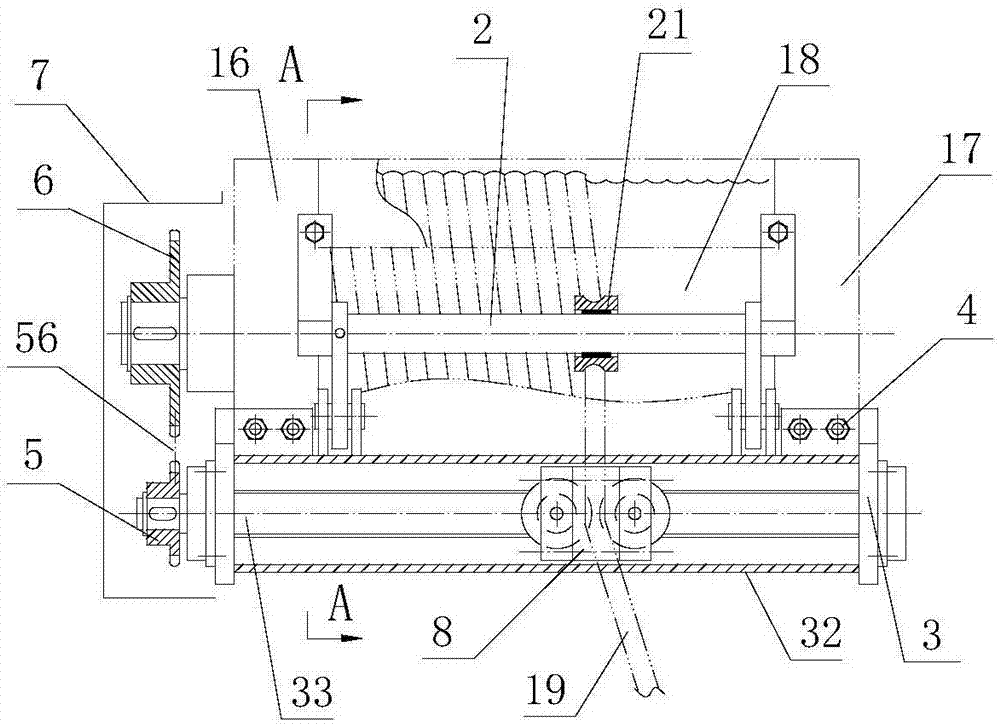 Rope guider with pressing wheel type rope presser and adjustable rope guiding device
