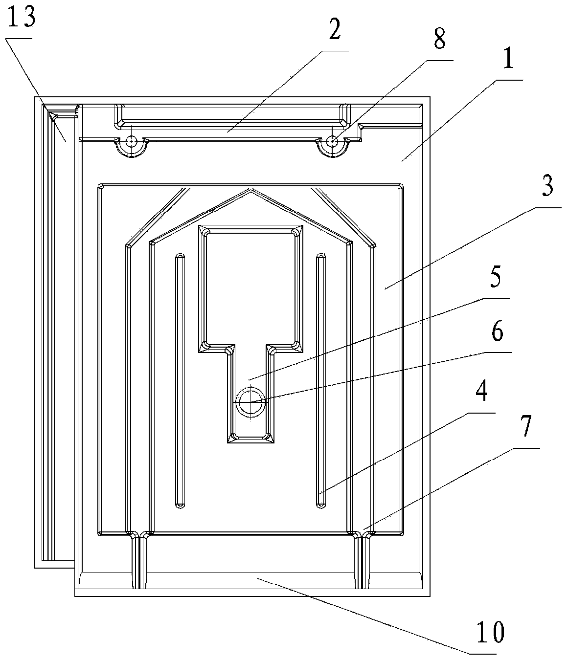 Spliced building component solar photovoltaic tile and battery panel thereof