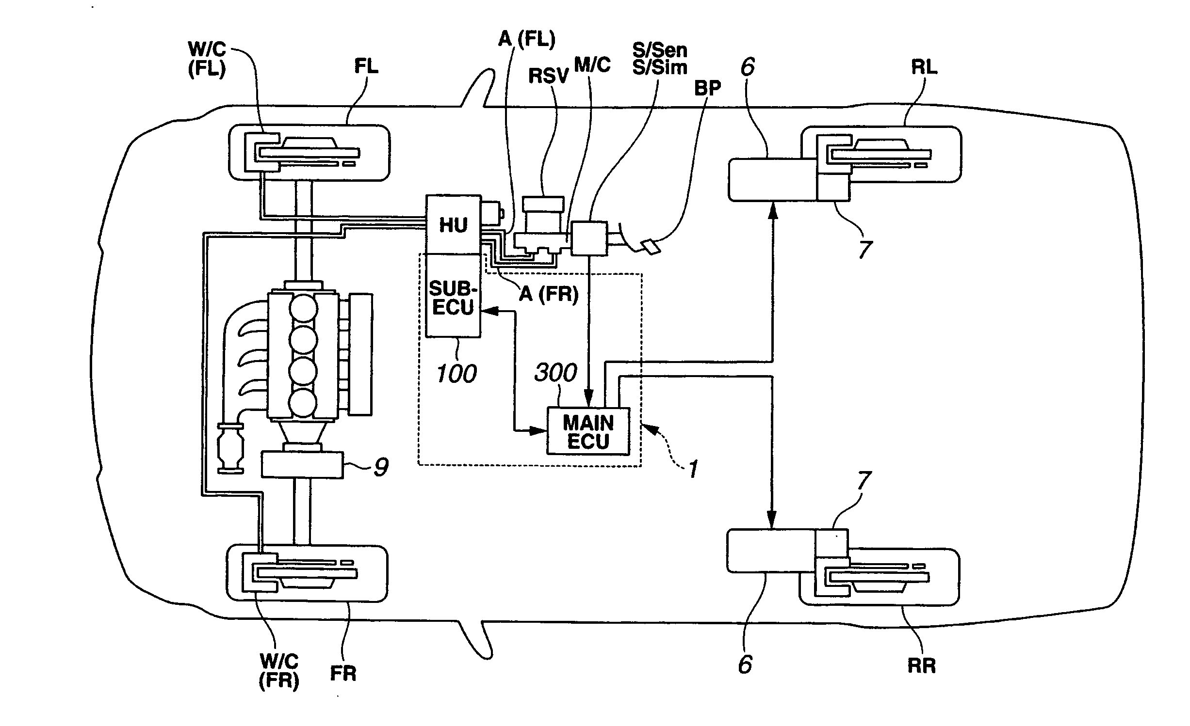 Brake control apparatus and pump-up system