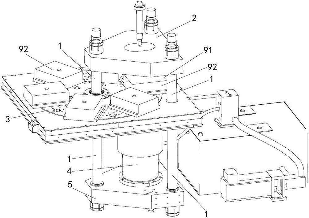 Die assembly mechanism for injection molding machine
