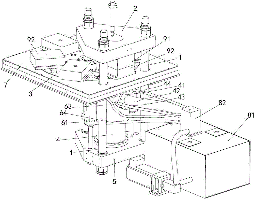 Die assembly mechanism for injection molding machine