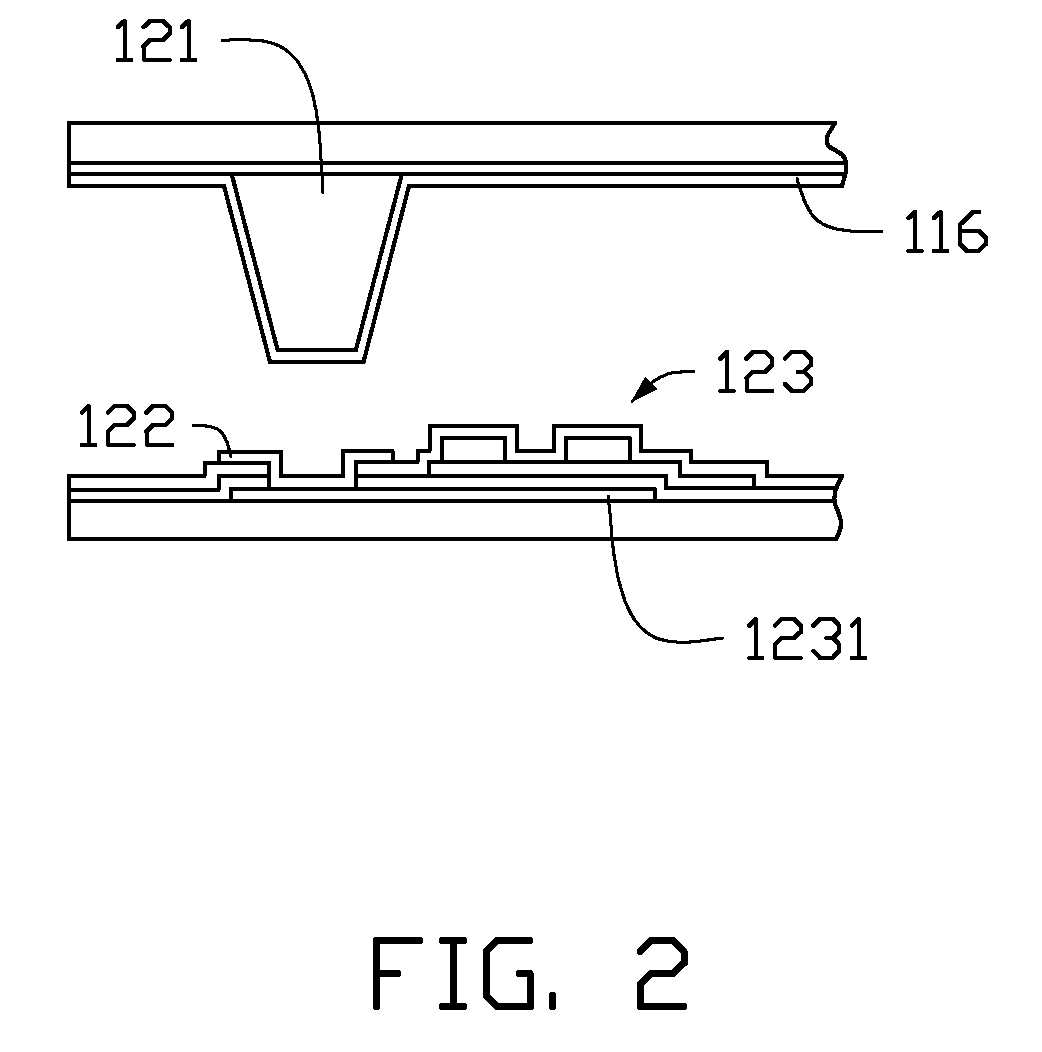 Touch sensing display device with in-cell touch panel
