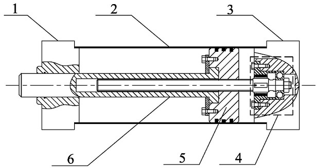 Anti-friction driven linear positioning cylinder based on screw locking and its control method