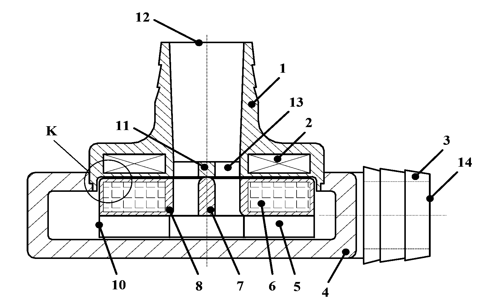 Impeller-suspended superminiature pump