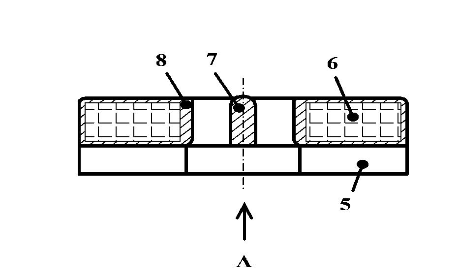 Impeller-suspended superminiature pump