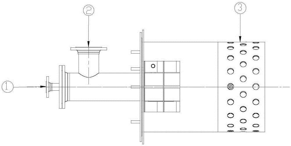 Low-nitrogen combustion device based on brown coal