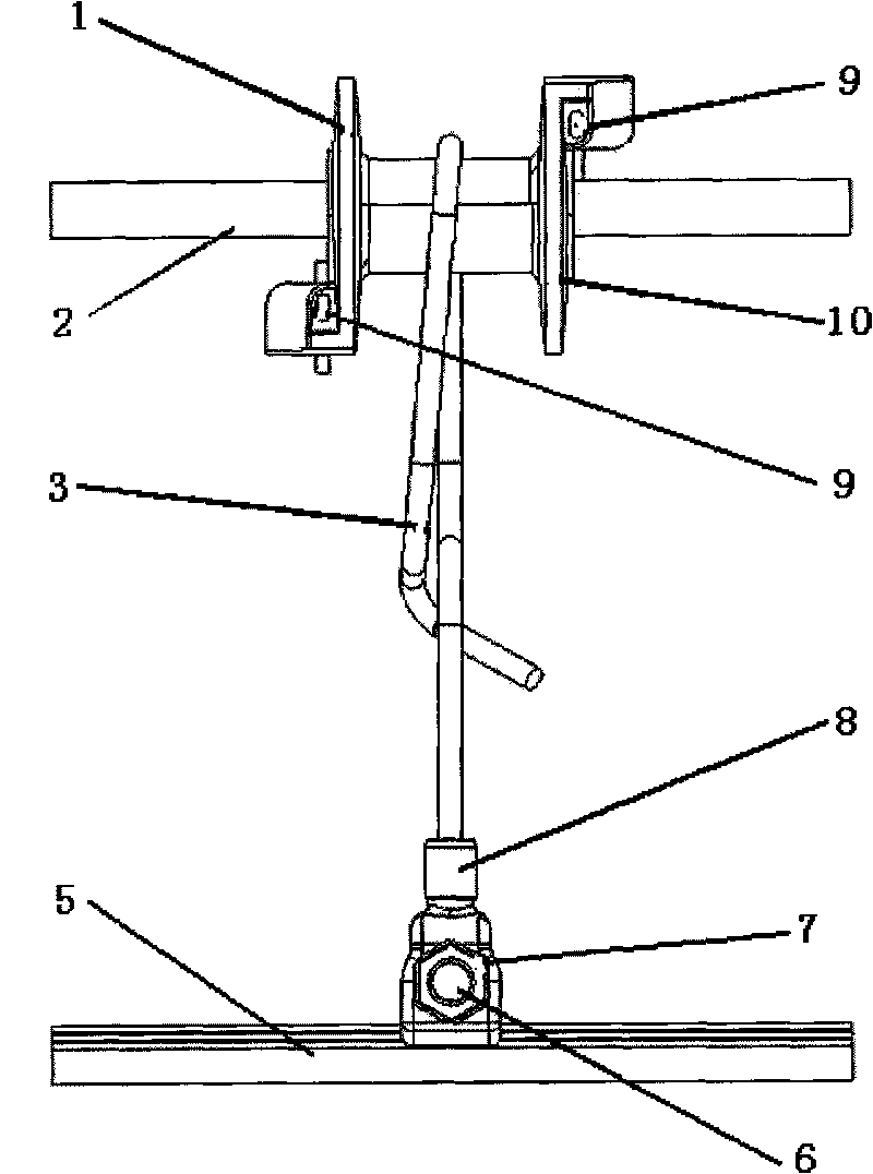 Rigid integral dropper of overhead contact line equipment of electrified railway