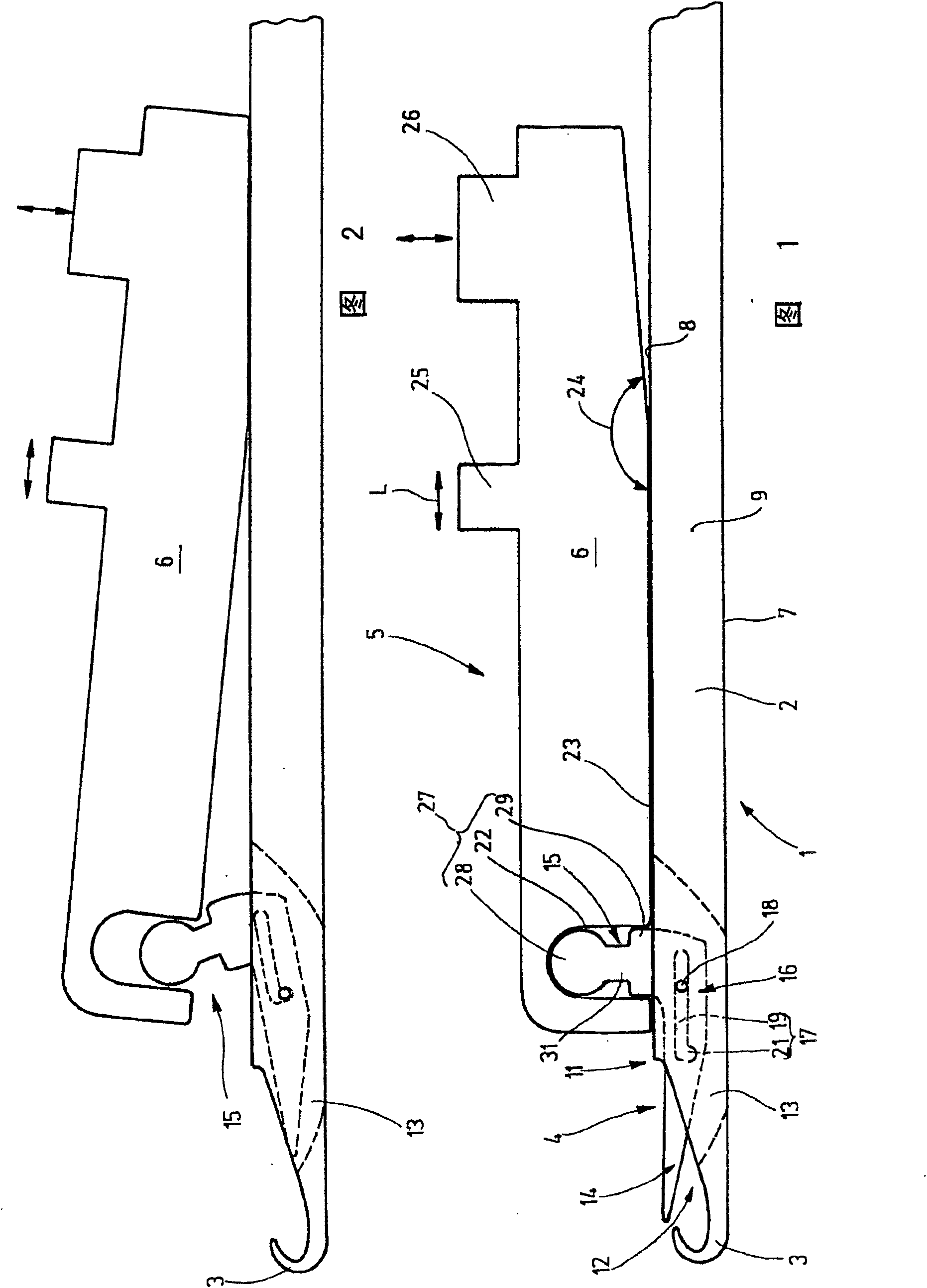 Needle for a loop-forming system