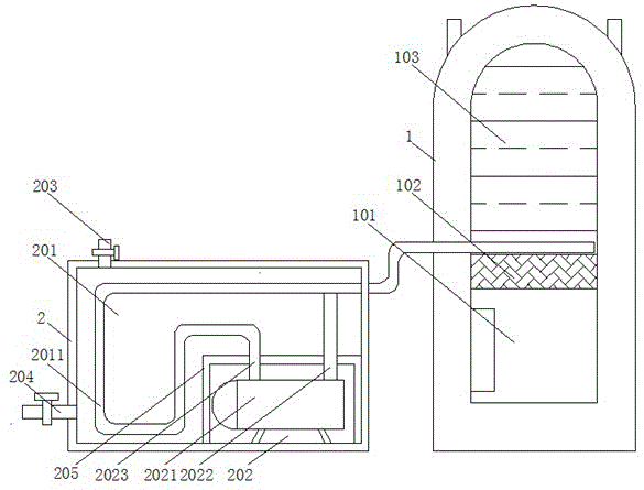 Device for recycling waste heat of boiler
