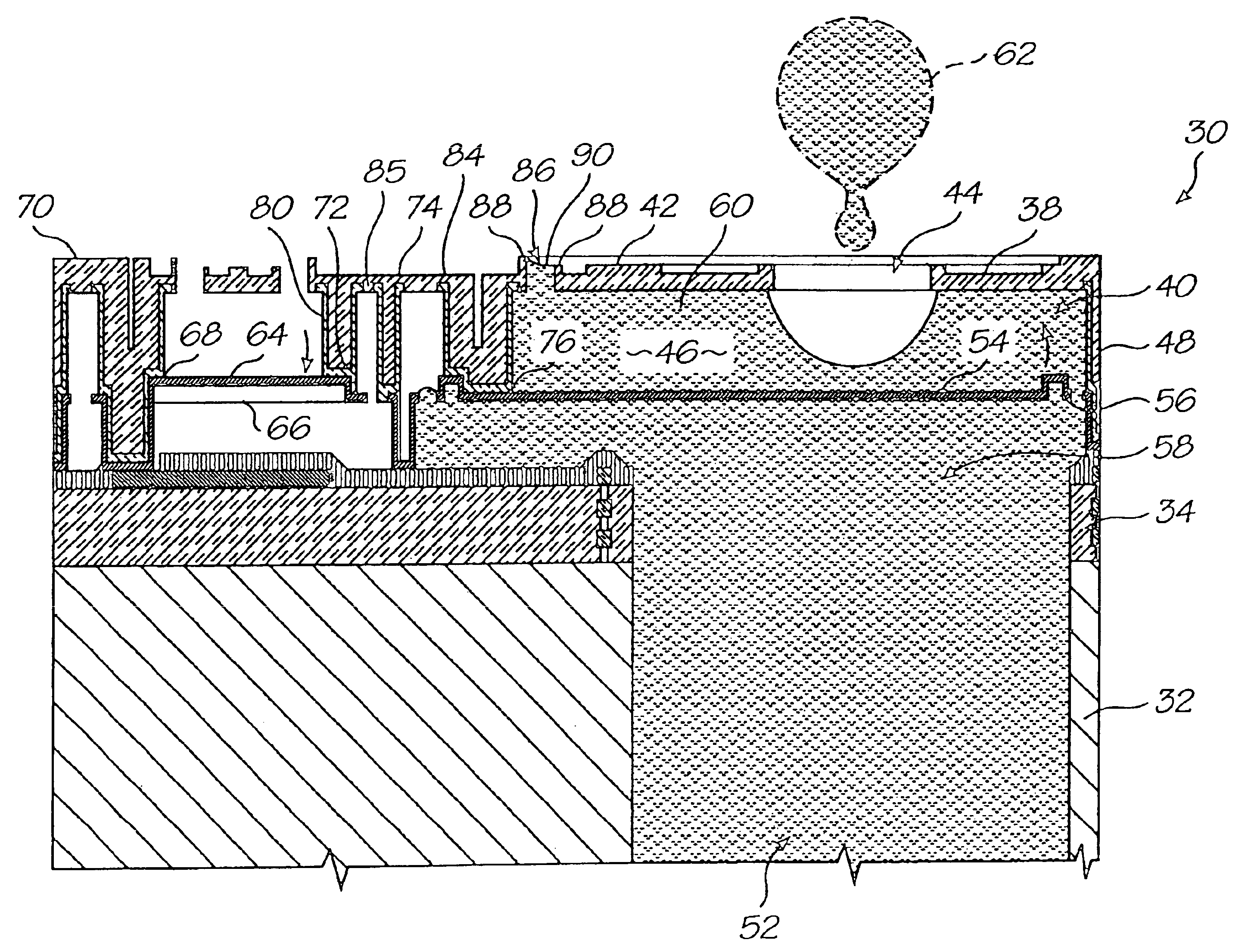 Micro-electromechanical liquid ejection device