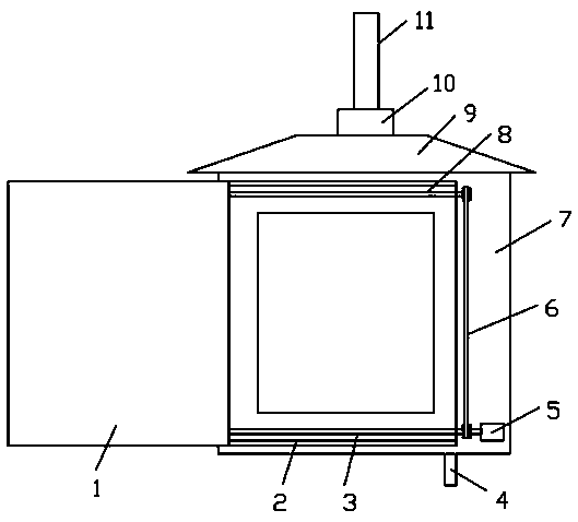 Maintenance-facilitating lifting power distribution device