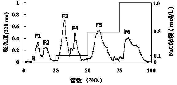 Navodon septentrionalos fish head protein antioxidant peptide as well as preparation method and application thereof