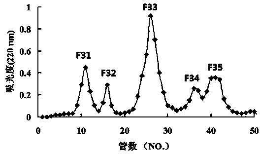 Navodon septentrionalos fish head protein antioxidant peptide as well as preparation method and application thereof