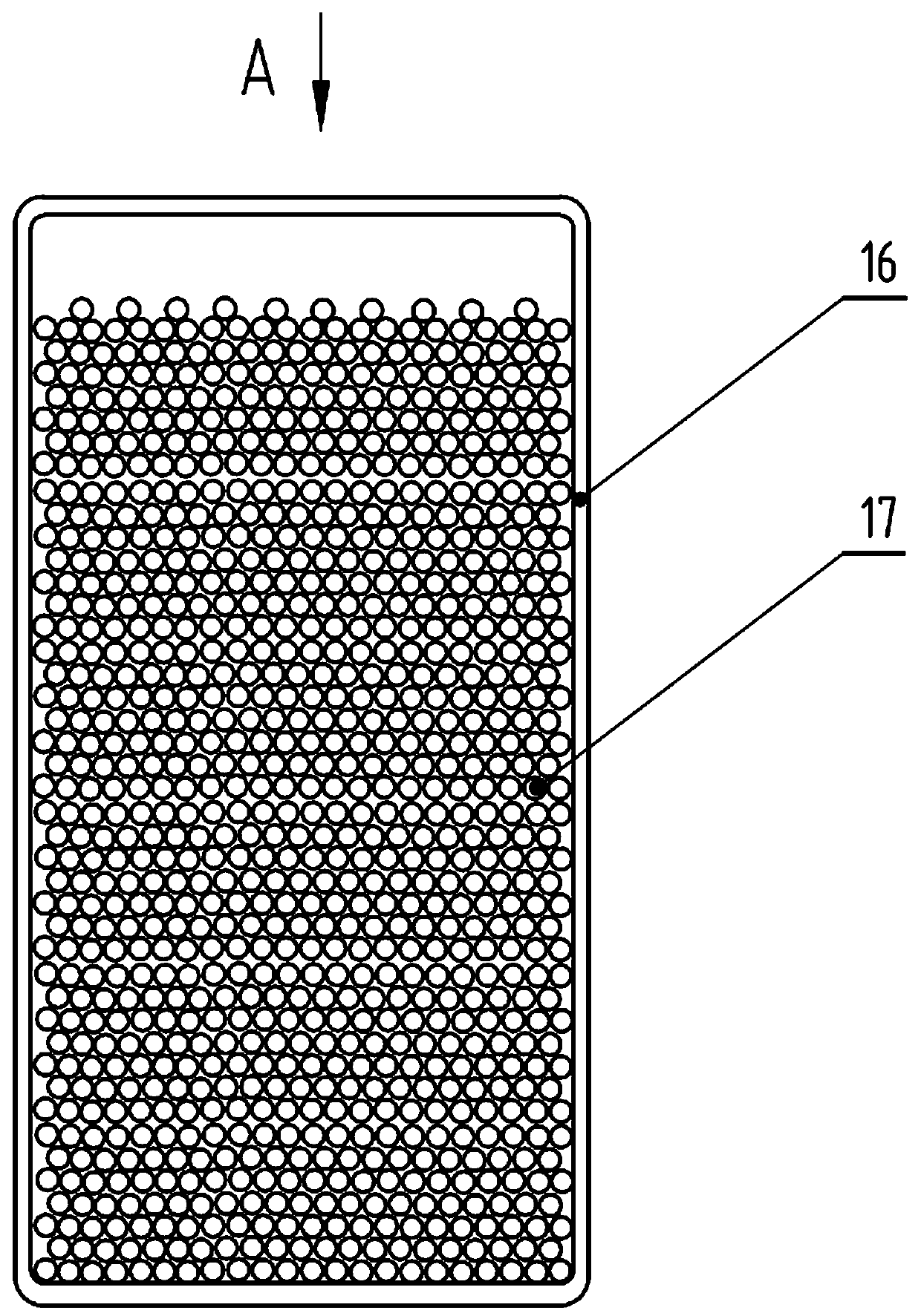 Particle damping vibration attenuation end cover and main generator adopting same