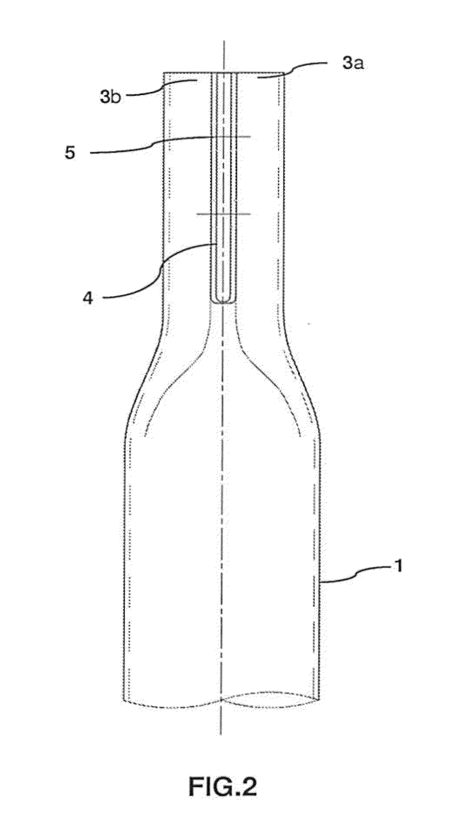 Direct connection between a tube and a flat element