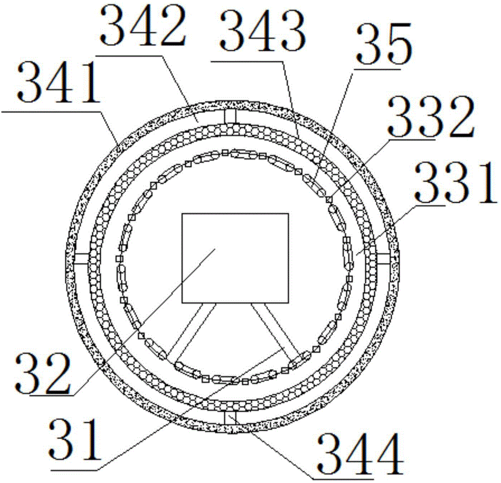 A self-opening and closing anti-corrosion monitoring operation three-chamber vacuum furnace