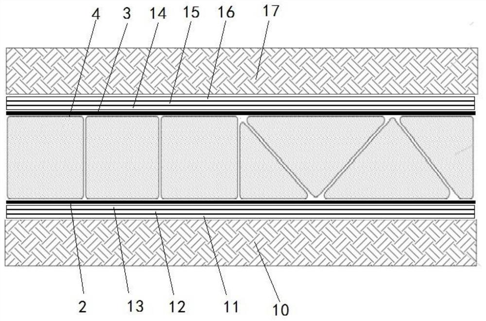 Carbon fiber composite material train body forming process for high-speed train and train body