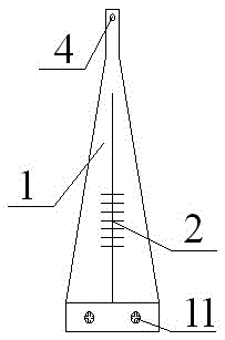 A gas pressure type optical fiber Bragg grating temperature sensor and its application method