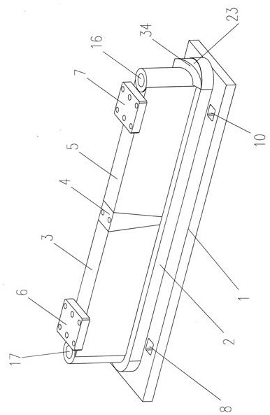 One-time winding forming combined tool for direct-current propulsion motor commutation pole coil