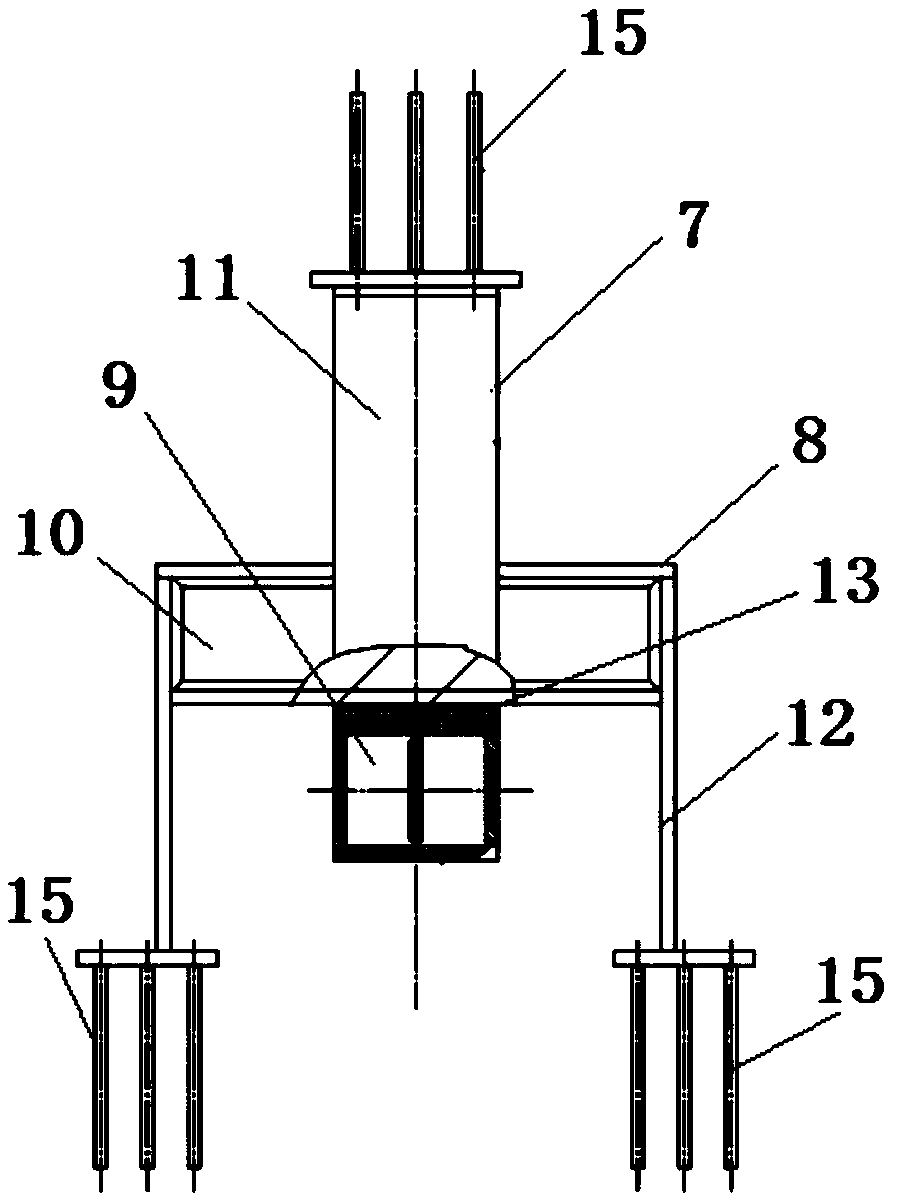 A kind of tensile anti-drop beam combined seismic isolation device and its construction method