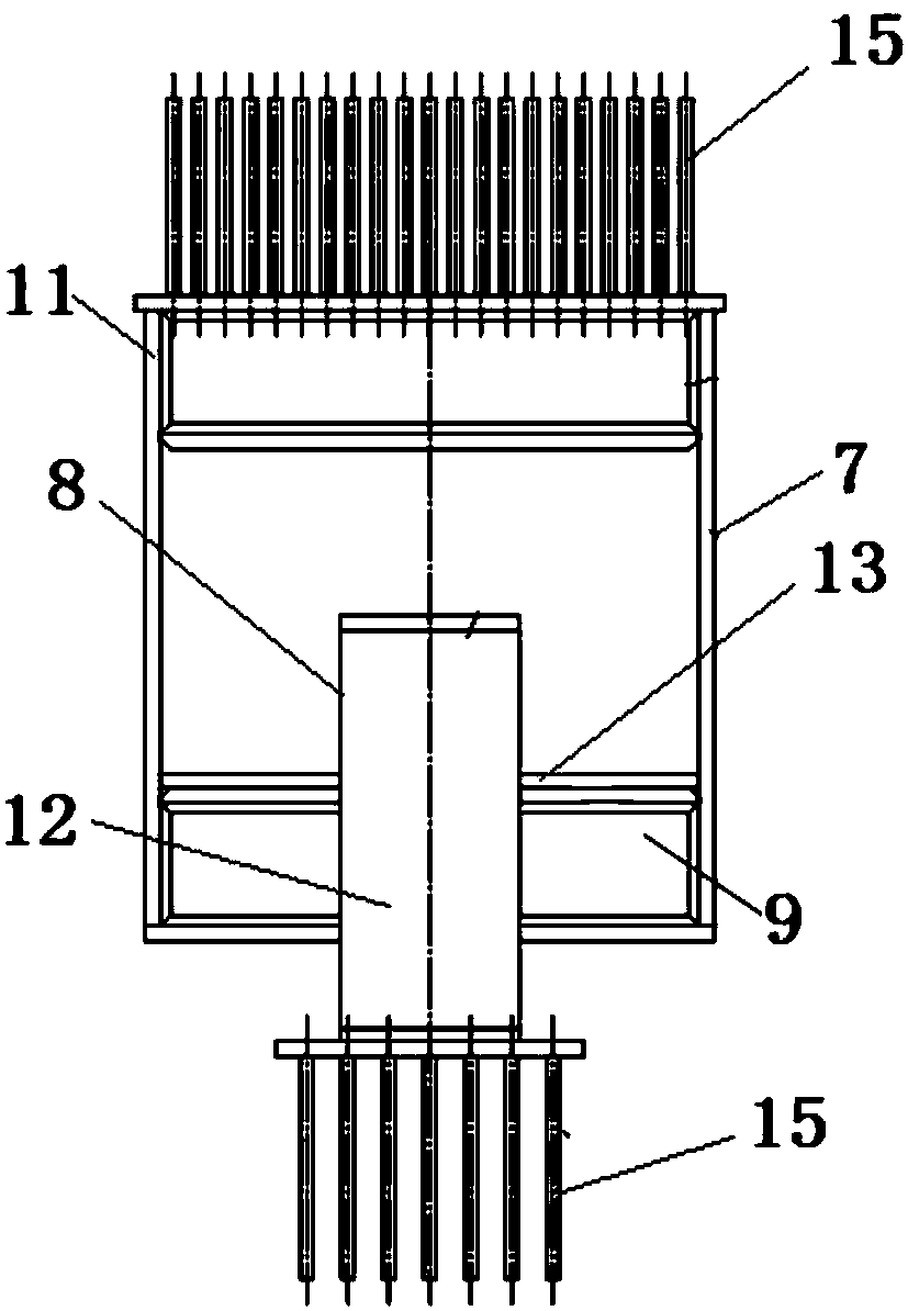 A kind of tensile anti-drop beam combined seismic isolation device and its construction method