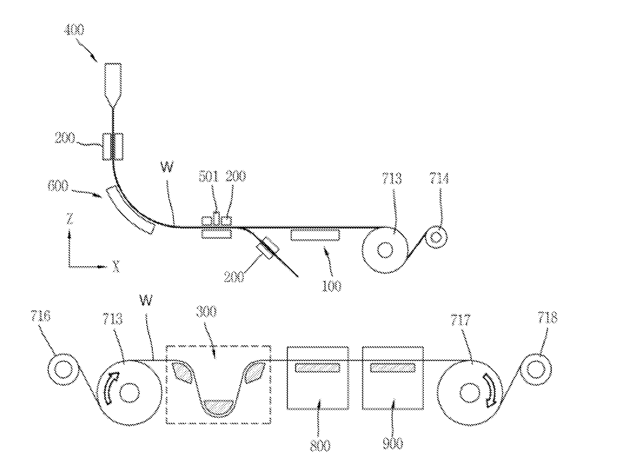 Roll manufacturing method and manufacturing device