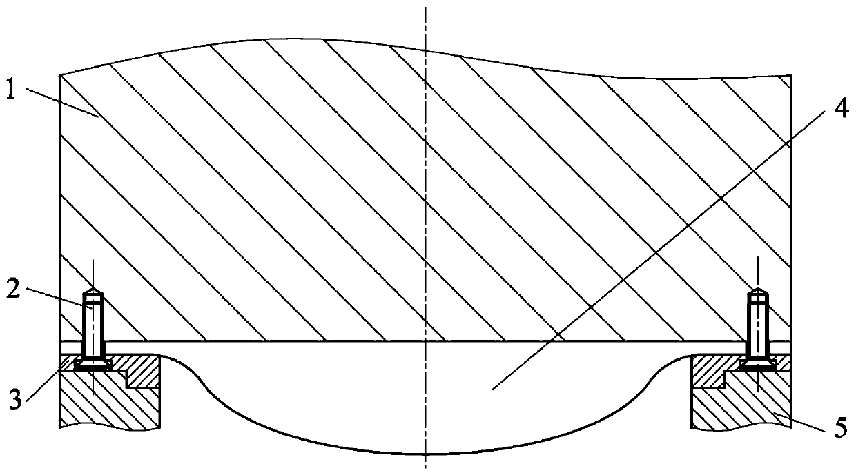 Piston type valve element structure combining rigid ring surface with flexible base surface and method thereof