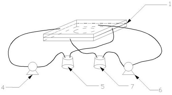 A kind of device and method for separating methyl linolenic acid based on ionic liquid supported liquid membrane